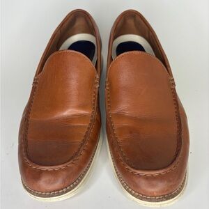 Cole Haan Shoes Casual Dress Loafers Men Size 10.5M Brown Leather Slip Ons